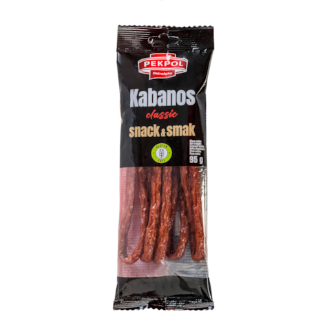 PEKPOL KABANOSY WIEPRZOWE KLASYCZNE 95g/14