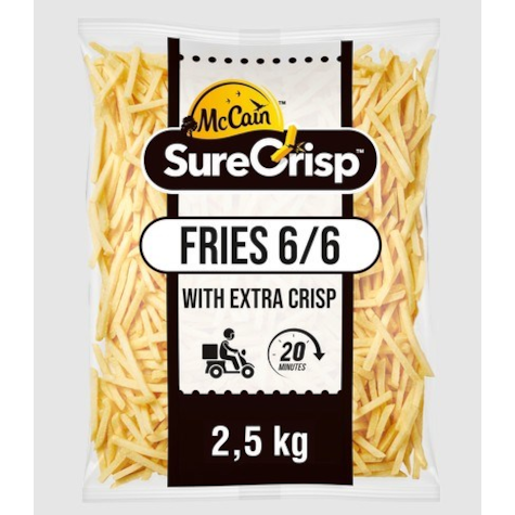 MCCAIN FRYTKI SURECRISP PROSTE 6/6 mm 2,5kg