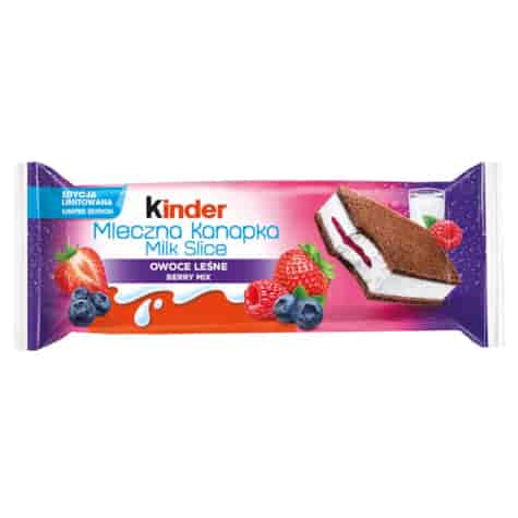 FERRERO KINDER MLECZNA KANAPKA OWOCE LEŚNE 28g/20