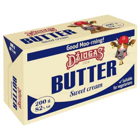DZIUGAS MASŁO EXTRA 82% 200g/20