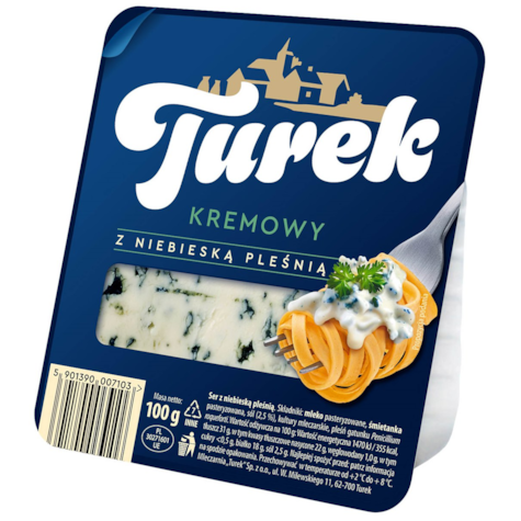 TUREK Z NIEBIESKĄ PLEŚNIĄ KREMOWY 100g/8