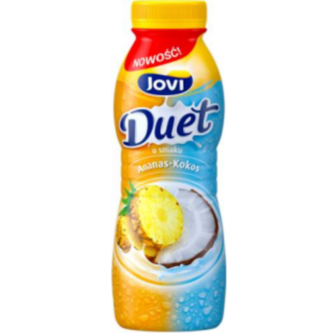 JOVI NAPÓJ JOGURTOWY DUET ANANAS-KOKOS 350g/12