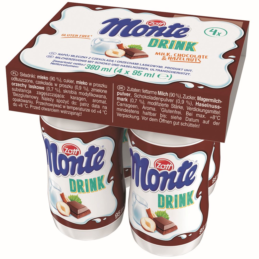 ZOTT MONTE DRINK 4x95ml/6