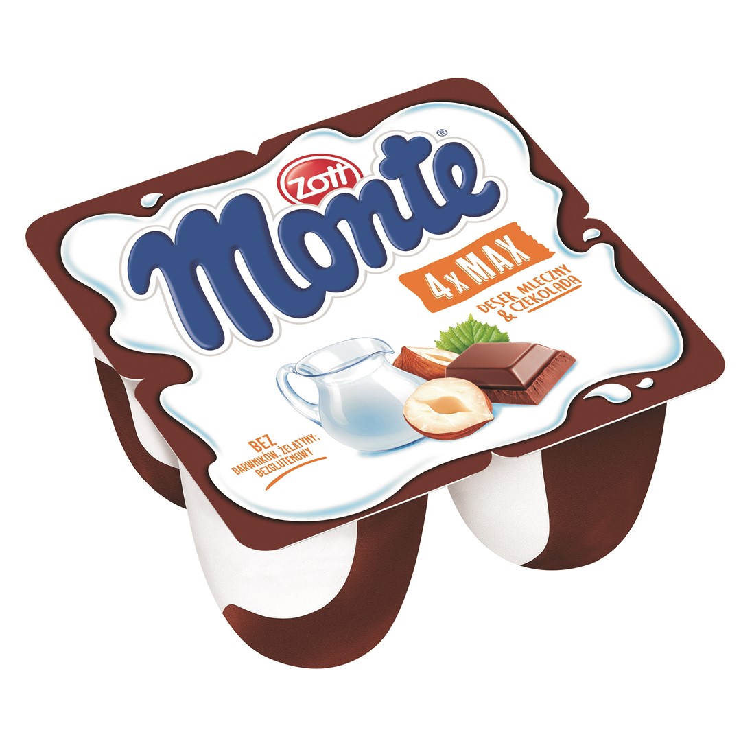 ZOTT MONTE MAX CZEKOLADA 4x100g/6
