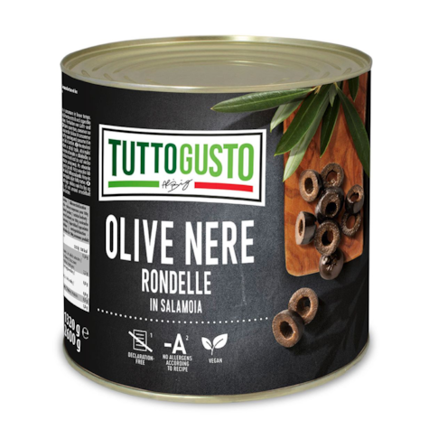 HUGLI OLIWKI CZARNE KROJONE W ZALEW 2,6kg/1,32kg/6