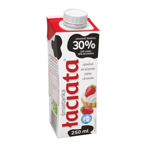 ŁACIATE ŚMIETANKA UHT 0,25L 30% (18)