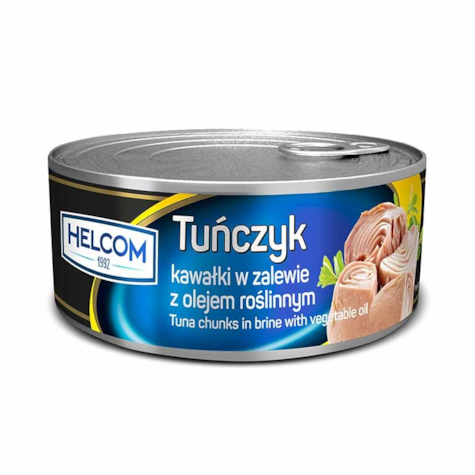 GREEK TUŃCZYK W OLEJU 170g/120g HELCOM