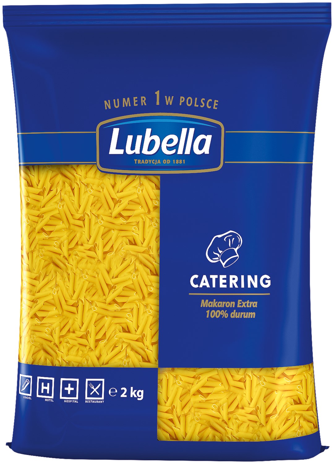 LUBELLA MAKARON 2kg PIÓRA (6) penne