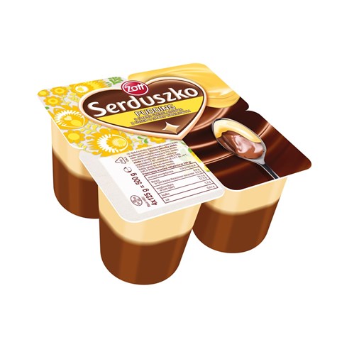 ZOTT SERDUSZKO PUDDING CZEKOLADA Z WANIL 4x125g/6