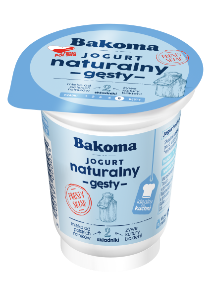 BAKOMA JOGURT 150g NATURA GĘSTY (20)