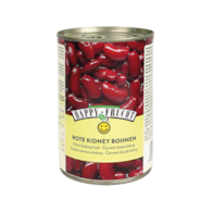 HAPPY FRUCHT FASOLA CZERWONA KIDNEY 400g/240g (12)