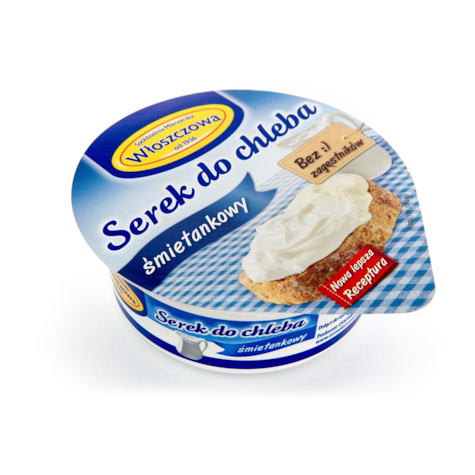 WŁOSZCZOWA SEREK DO CHLEBA ŚMIETANKA 100g/12