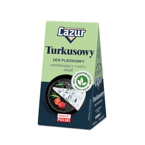 LAZUR SEREK TURKUSOWY 100g/10 trójkąt