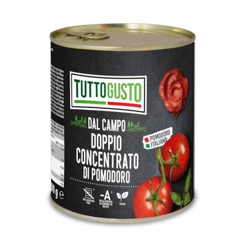 HUGLI KONCENTRAT POMIDOROWY DOPPIO 0,8kg/12 TUTTO
