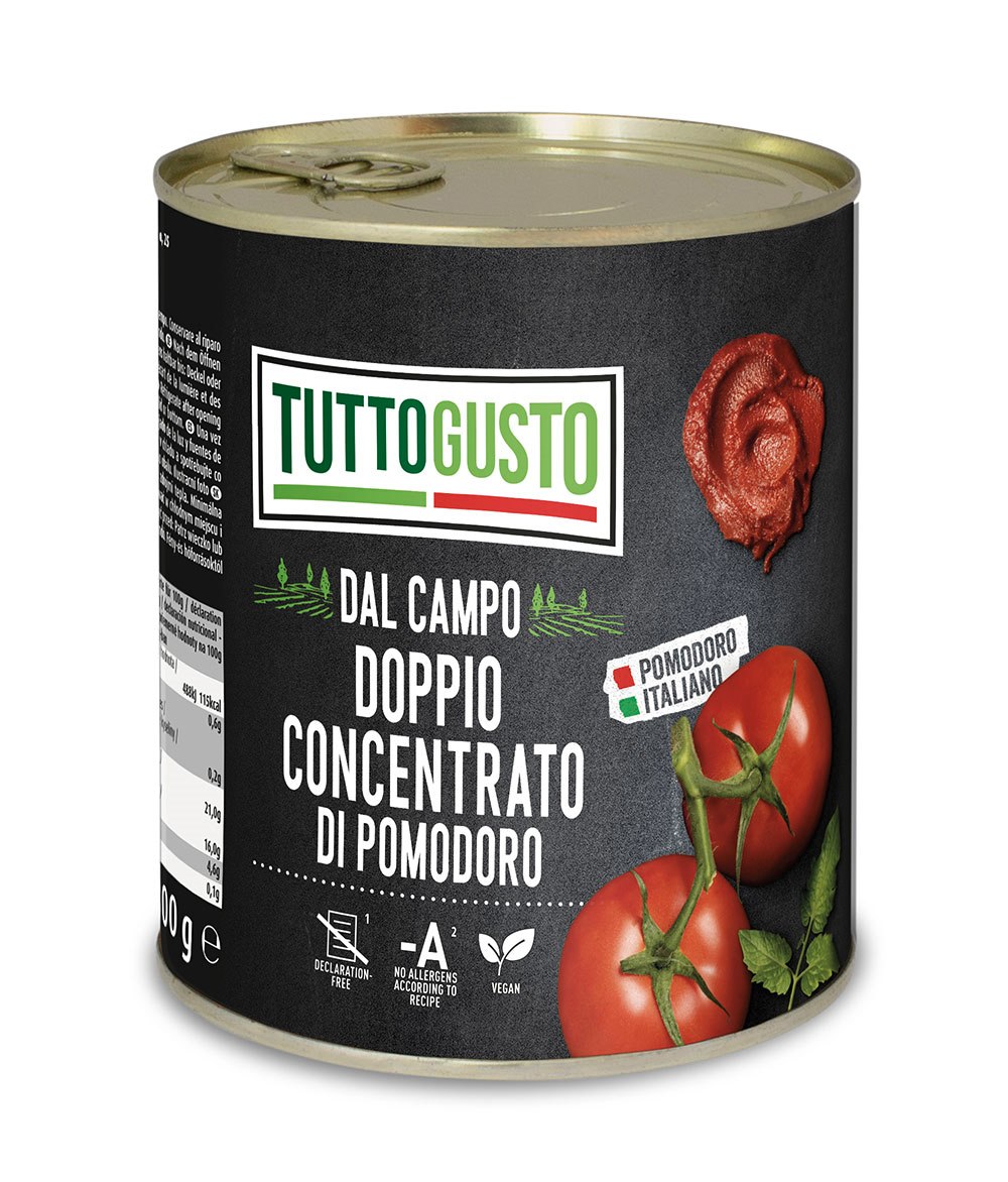 HUGLI KONCENTRAT POMIDOROWY DOPPIO 0,8kg/12 TUTTO