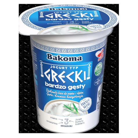 BAKOMA JOGURT TYP GRECKI 370g/12