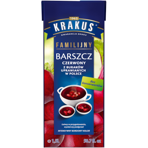 KRAKUS BARSZCZ CZERWONY FAMILIJNY 1,5L/8