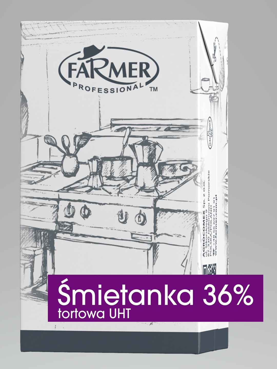 FARMER ŚMIETANKA UHT 1L 36% (12)