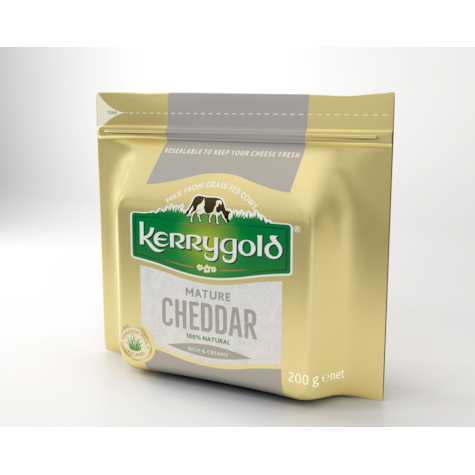 KERRYGOLD CHEDDAR PORCJE MATURE 200g/12