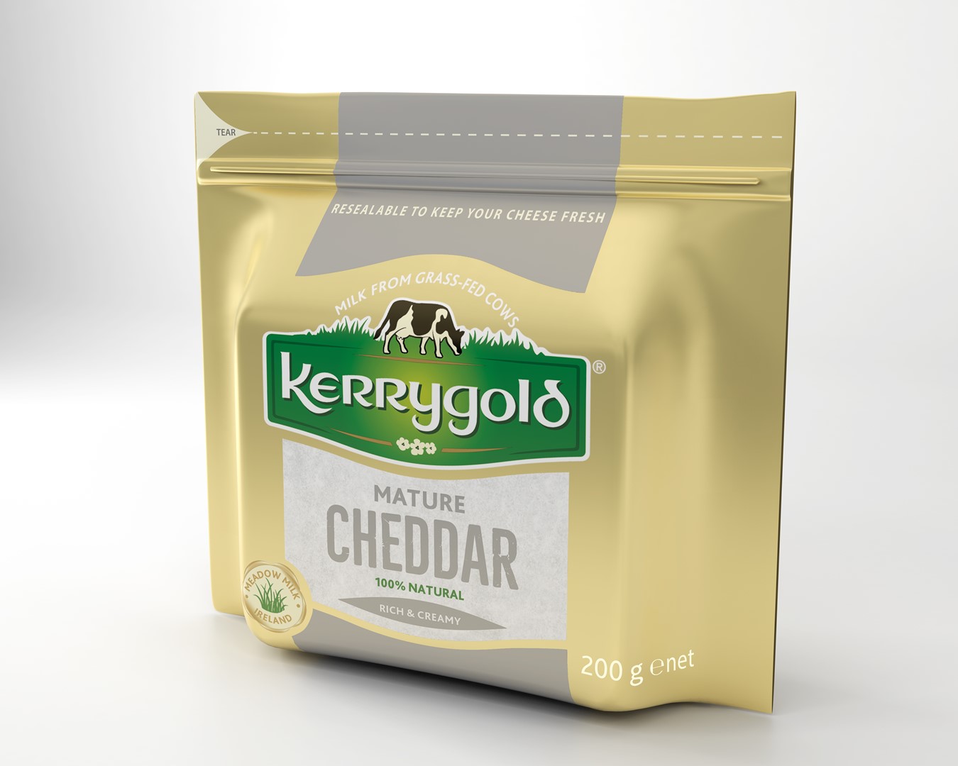 KERRYGOLD CHEDDAR PORCJE MATURE 200g/12