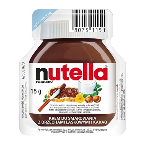 FERRERO NUTELLA 15g/60 display