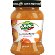 AGROS ŁOWICZ DŻEM 450g BRZOSKWINIA (6)