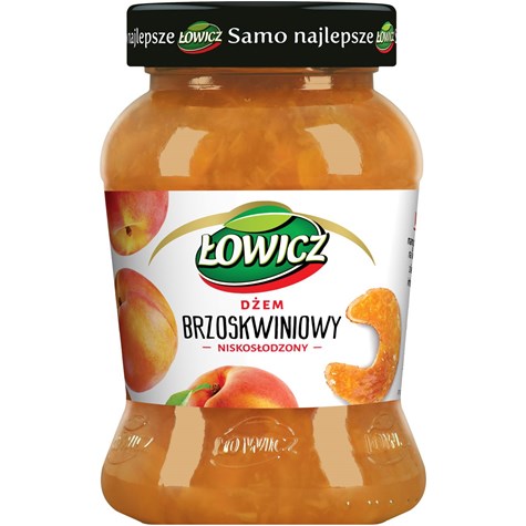 AGROS ŁOWICZ DŻEM 450g BRZOSKWINIA (6)