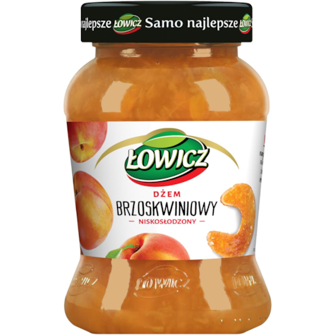 AGROS ŁOWICZ DŻEM 450g BRZOSKWINIA (6)