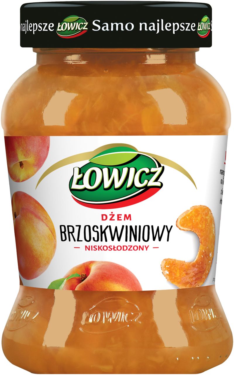 AGROS ŁOWICZ DŻEM 450g BRZOSKWINIA (6)