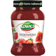 AGROS ŁOWICZ DŻEM 450g TRUSKAWKA (6)