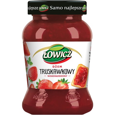 AGROS ŁOWICZ DŻEM 450g TRUSKAWKA (6)