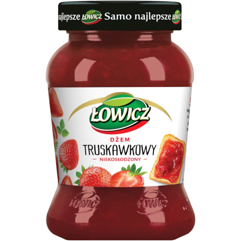 AGROS ŁOWICZ DŻEM 450g TRUSKAWKA (6)