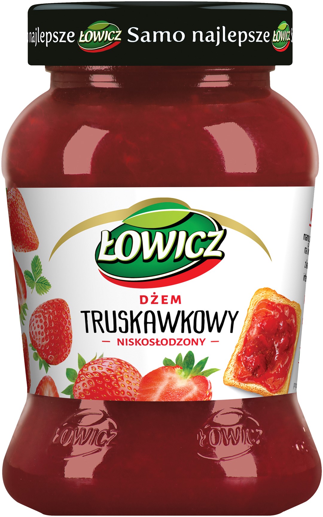 AGROS ŁOWICZ DŻEM 450g TRUSKAWKA (6)