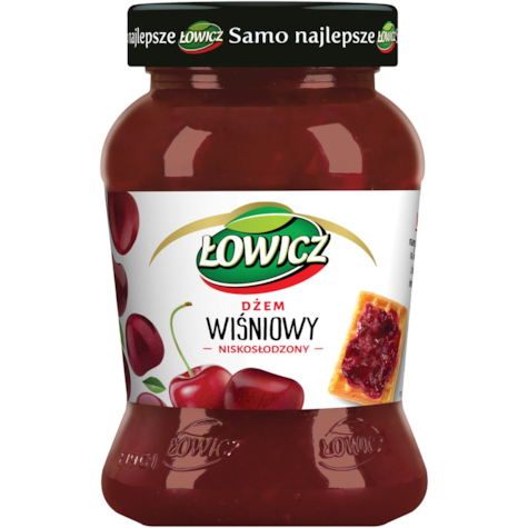 AGROS ŁOWICZ DŻEM 450g WIŚNIA (6)