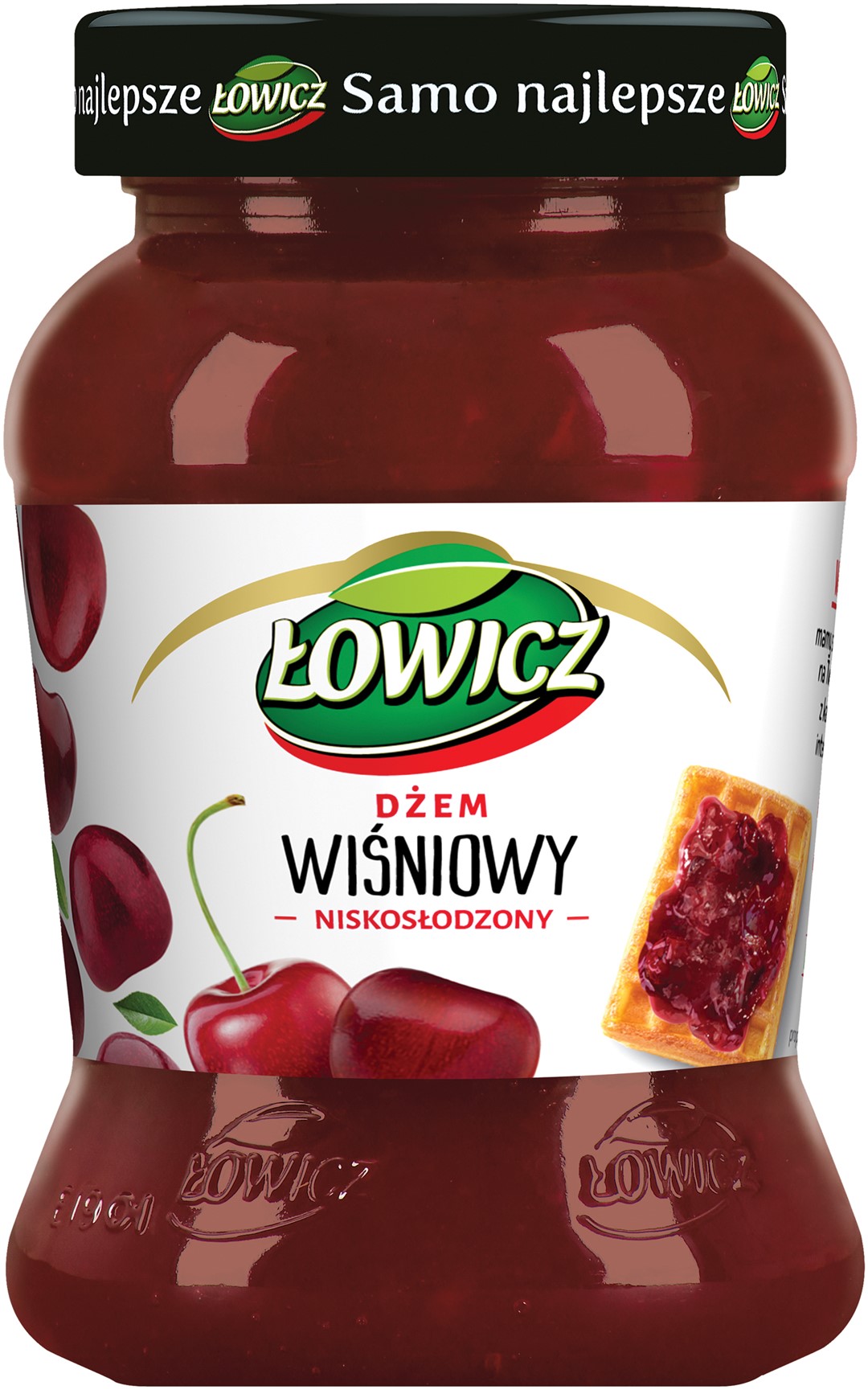 AGROS ŁOWICZ DŻEM 450g WIŚNIA (6)