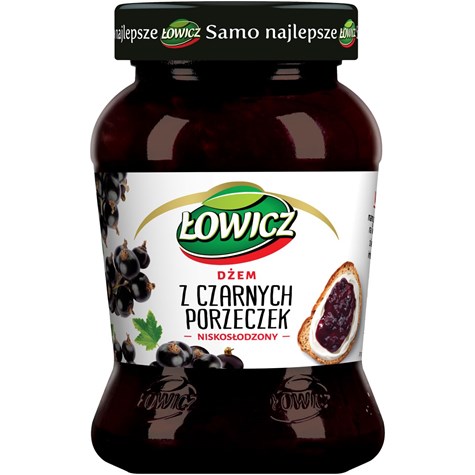 AGROS ŁOWICZ DŻEM 450g CZARNA PORZECZKA (6)