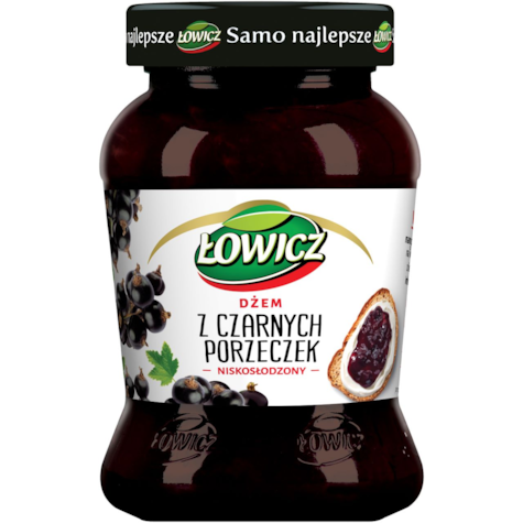 AGROS ŁOWICZ DŻEM 450g CZARNA PORZECZKA (6)