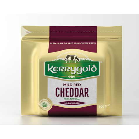 KERRYGOLD CHEDDAR PORCJE RED 200g/12