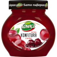AGROS ŁOWICZ KONFITURA WIŚNIA 240g/8
