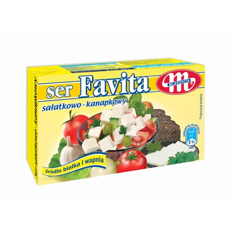 MLEKOVITA FAVITA 270g ŻÓŁTA 12% (6) light