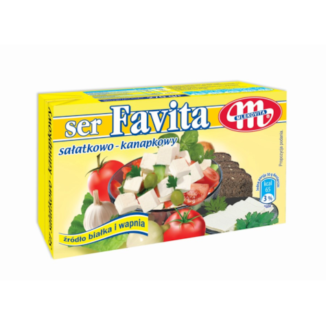 MLEKOVITA FAVITA 270g ŻÓŁTA 12% (6) light