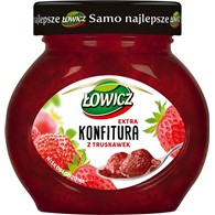 AGROS ŁOWICZ KONFITURA TRUSKAWKA 240g/8