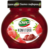 AGROS ŁOWICZ KONFITURA TRUSKAWKA 240g/8