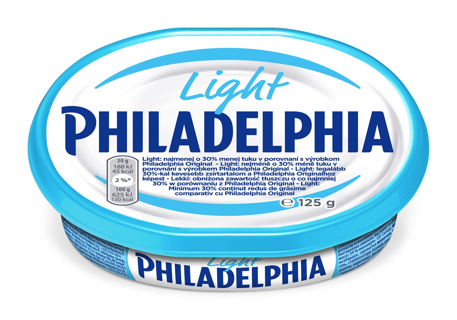 KRAFT PHILADELPHIA 125g/12 LIGHT