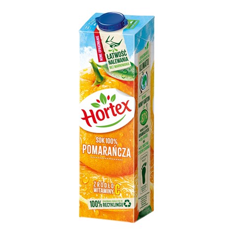 HORTEX SOK 1L POMARAŃCZA (12)