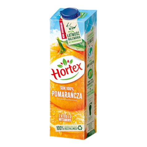 HORTEX SOK 1L POMARAŃCZA (12)