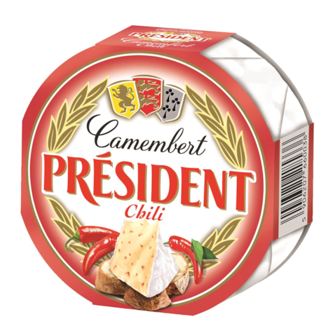PRESIDENT CAMEMBERT 120g CHILI (16)