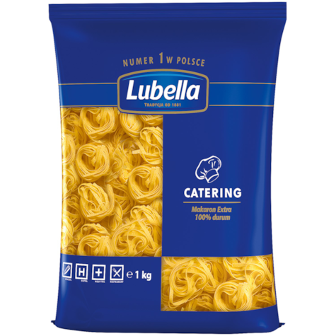 LUBELLA MAKARON 1kg WSTĄŻKA GNIAZDA (6) tagliatell
