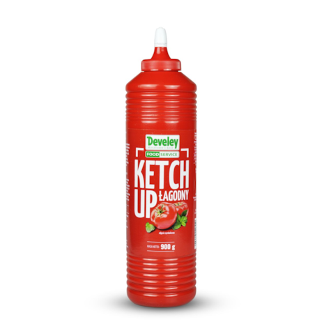DEVELEY KETCHUP ŁAGODNY 900g/6