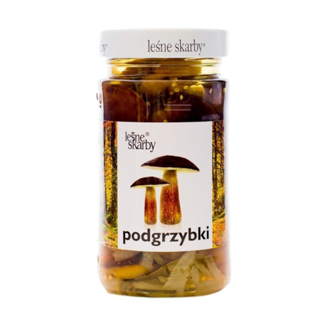 LEŚNE SKARBY PODGRZYBKI MARYNOWANE 280g/120g/6